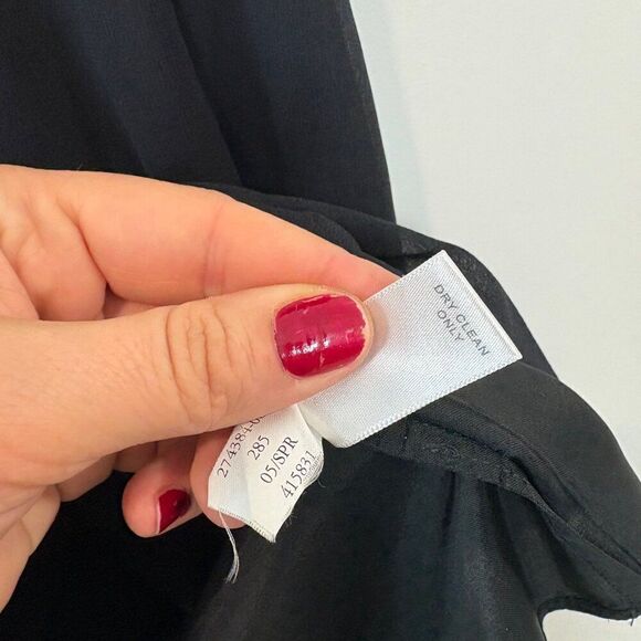 Banana Republic Pleated Silk Mini Skirt With A Wide Silk Waist Band sz 4 - Picture 7 of 11